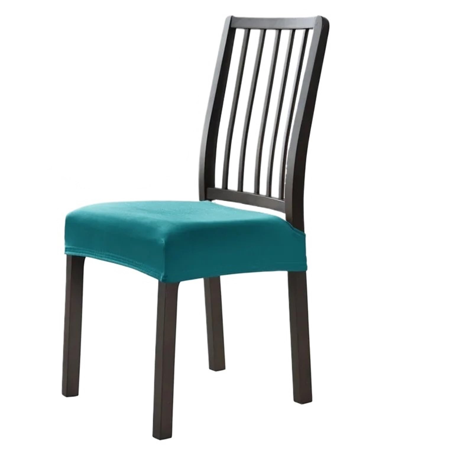 FVDZRFIE Chair Covers 1/4/6pcs Jacquard/Velvet Chair Seat Cover Stretch Removable Chair Slipcover Upholstered Dining Room Seat(Color 15,1pcs)