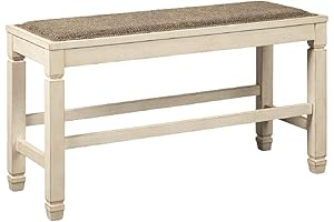 Counter Height Bench: Bolanburg Double Upholstered Bench