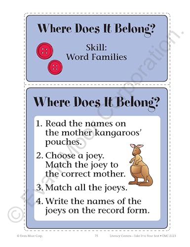 Take It to Your Seat Literacy Centers, Grades K-1 - Image 5