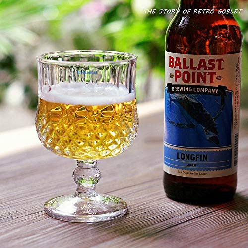 Image of SYANKA Italian Premium Crystal Brandy Glasses Set of 8, 190 ML, Transparent, Ideal for White or Red Wine Glasses