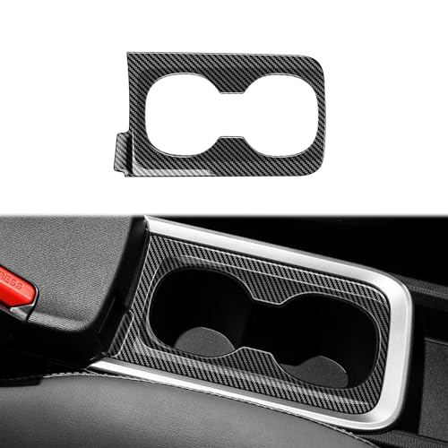 Hyorabyn 新型ヴォクシー 90系/新型ノア90系令和4年1月〜に適用フロントドリンクホルダー 装飾パーツ センターコントロールカップホルダー 取り付け簡単ドレスアップアクセサリーカーボン柄