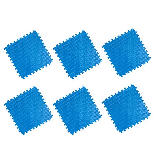 Tapetes interligados Besportble, 12 peças, tapetes intertraváveis, laváveis, tapetes de chão, tapete