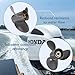 Aluminum 15.5X17 Outboard Boat Propeller fit Honda Engines BF115/135/150/200/225/250HP 15 Spline Tooth OEM 58130-ZY3-017AH, Prop RH