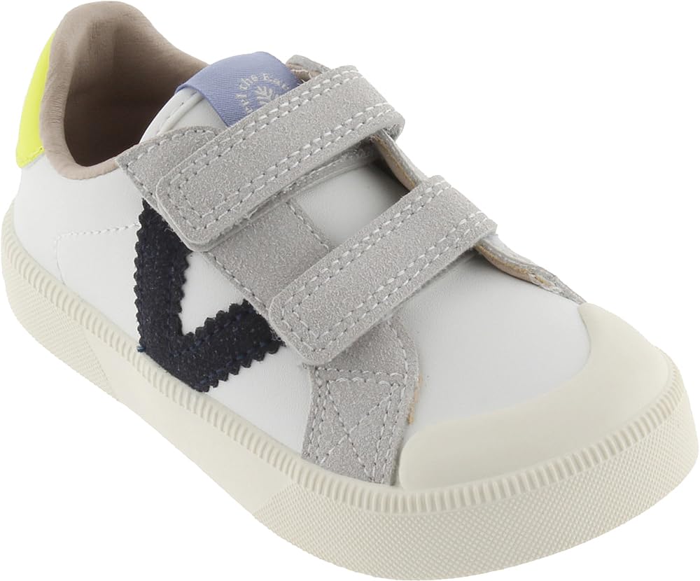 victoria Basket Unisex Oliver Barefoot Efecto Piel & Piezas En Contraste & Tiras Adherentes 1356101 para Niños