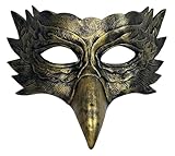 Schnabelmaske Vogelmaske Krähen Maske Raben Masken Pestmaske für Maskerade...
