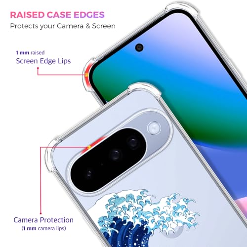 Coque antichoc pour Google Pixel 10 protégeant contre chutes