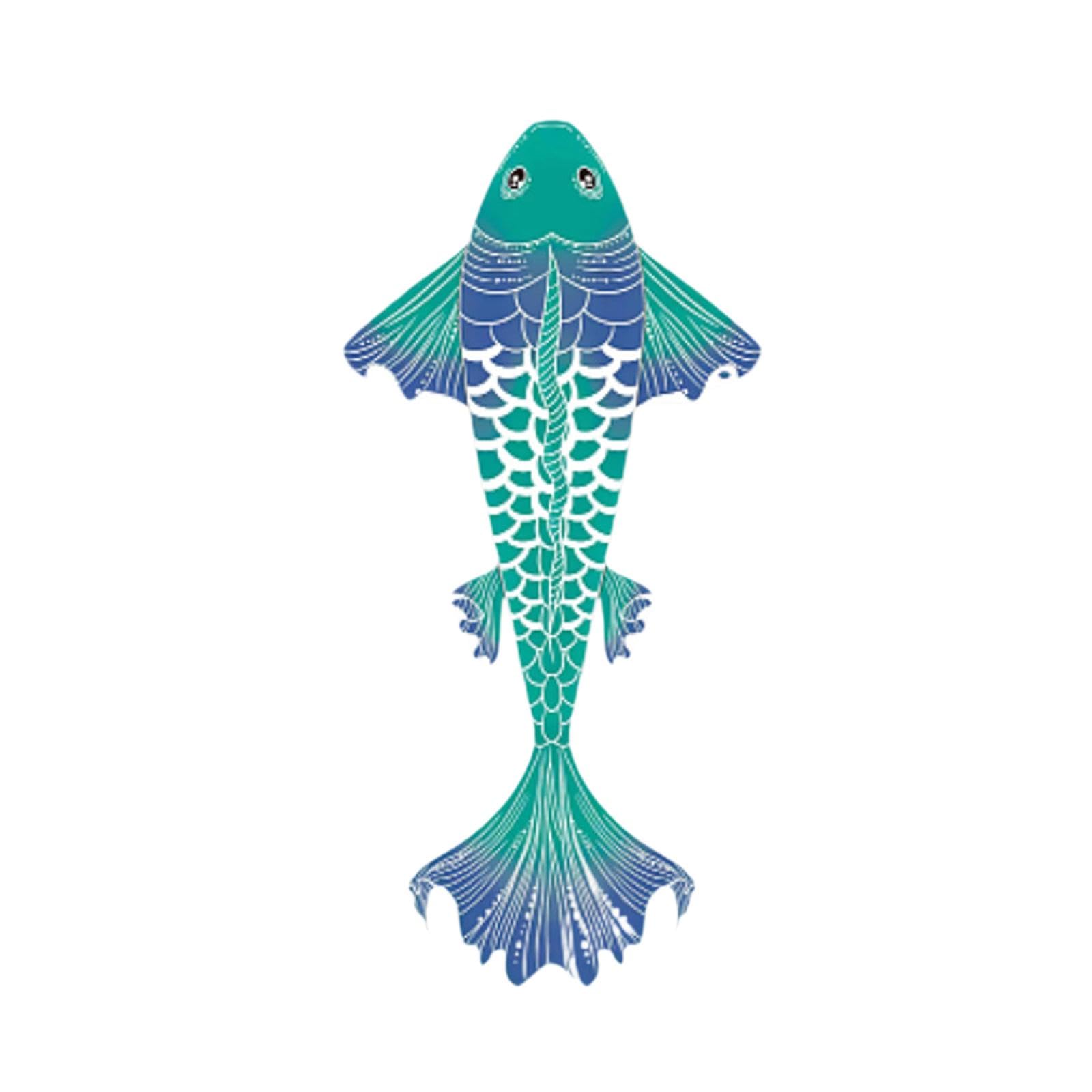 Aquilone a Forma di Pesce Koi Grande, Aquilone a Forma di Pesce Fortunato, Creativo, Versatile, Leggero, Grande Manica a a Forma di Koi per Spia