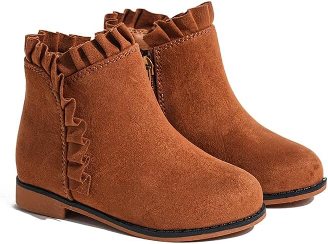 Girls Boots Fashion Ankle Boots for Girls Short Booties for Toddler/Little Kids