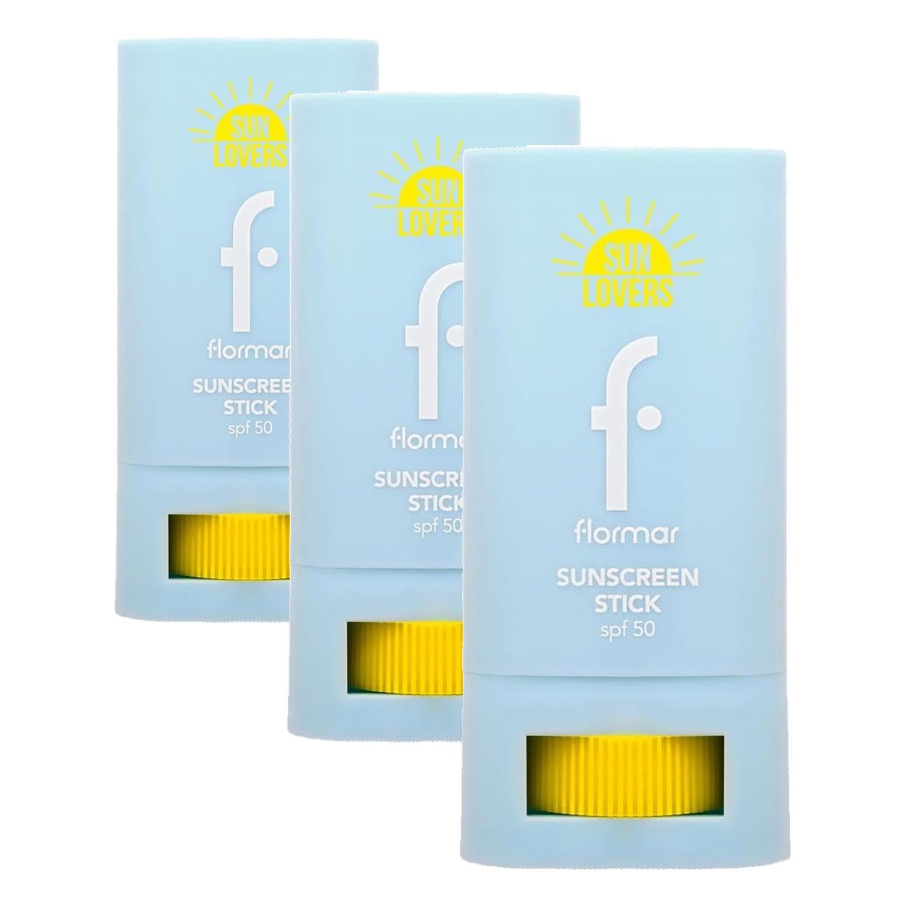 Flormar Sun Lovers Canlı Görünüm Veren Nemlendirici Etkili Stick Güneş Koruyucu SPF50 (3 paketi)