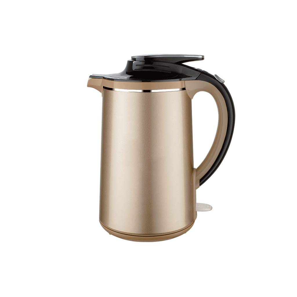 Electric Kettle Automatic Power Off Large Capacity 1850W Anti-scalding Insulation Integrated Stainless Steel 1.8L Gold