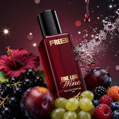 Image of FREED Fine Like Wine Eau De Parfum for Women | Boozy Fruity Luxury Perfume with Wine & Berries | Long Lasting Smell | Gifts for Woman | 20 ml