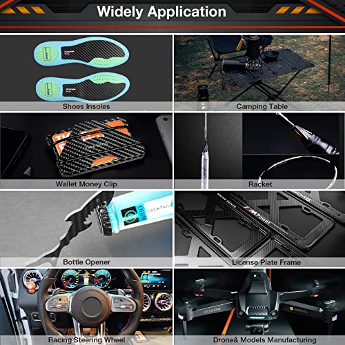 Fancywing FW-AA0002 200X300X0.5Mm 1.0Mm 1.5Mm 2.0Mm 2.5Mm 3.0Mm 4.0Mm 5.0Mm 6.0Mm Carbon Fiber Sheet 100% 3K Carbon Fiber Laminate Plate Twill Weave Matt Surface Panel Sheet 1.5Mm Thickness thumb #5