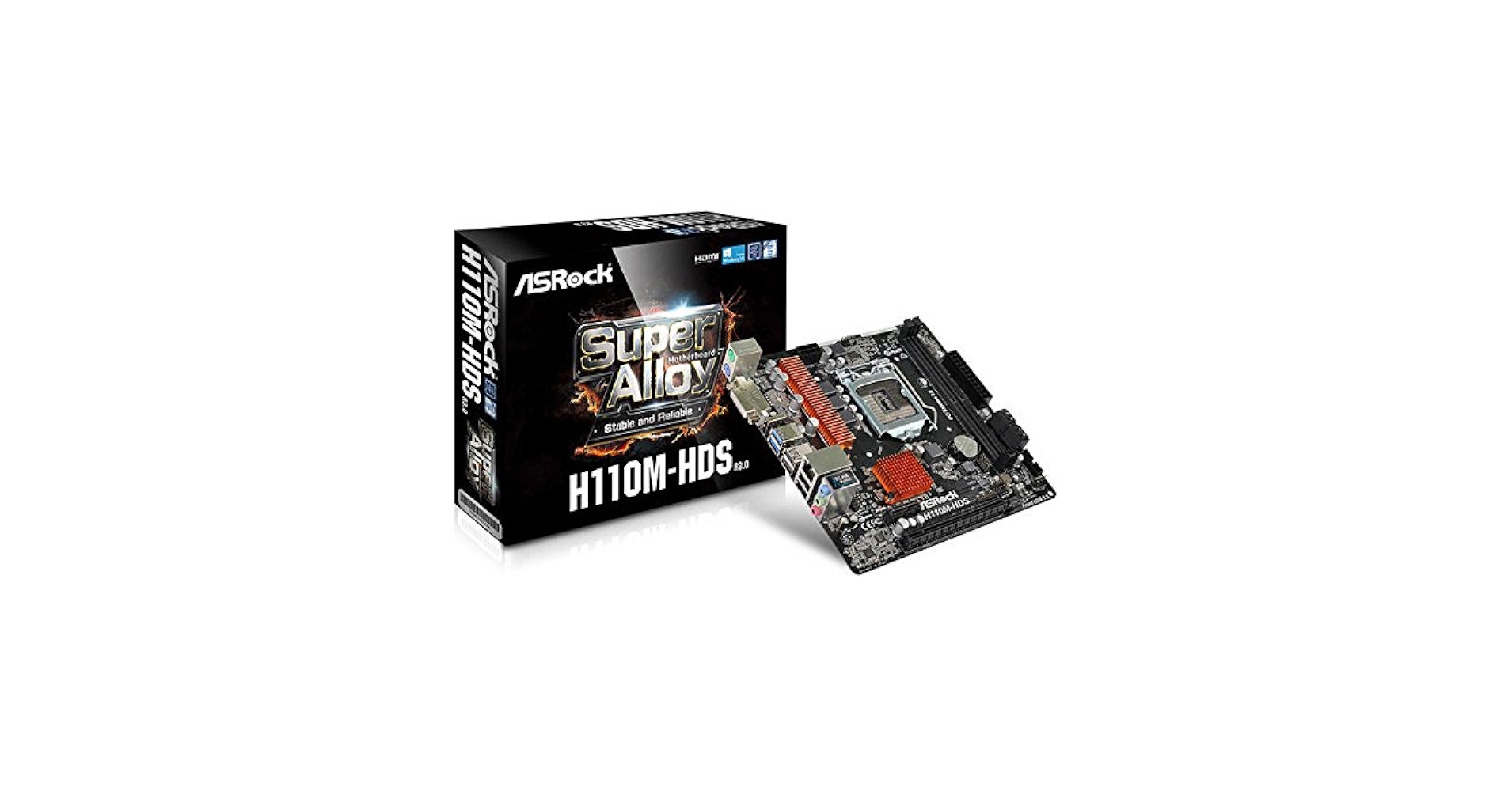 Amazon.com: ASRock Motherboard Motherboards H110M-HDS R3.0