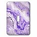 3dRose lsp_275196_1 Image of Chic Trendy Purple Violet Marble Agate Gemstone Rock Quartz Toggle Switch, Mixed
