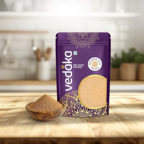 Image of Amazon Brand - Vedaka Dry Date Powder | 250 g | Natural | 365 Days Shelf Life | Dry Date Powder Without Sugar | Vegetarian