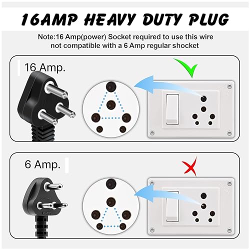 Image of 3 Meter 3 Pin PC Power Cable 18AWG IEC Mains Kettle Lead Replacement Cord for Desktop /Monitor /Printer - Black