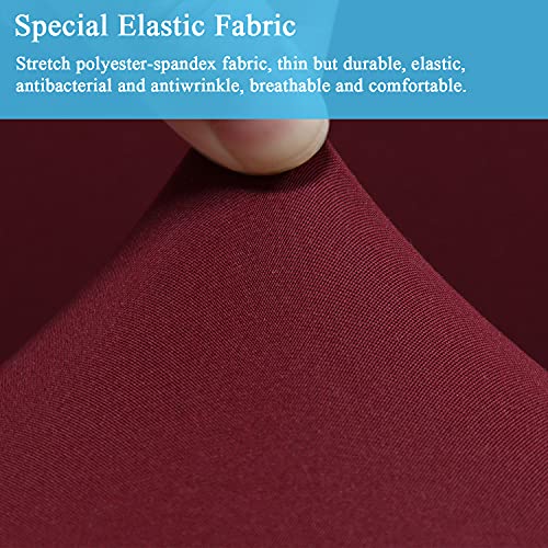 YUNSHANGHE 4 Pack Chair Seat Covers, Removable Washable Dining Chair Covers, Elastic Stretch Modern Chair Protective Cover - Image 2