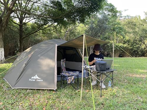 Carpa para 4 personas Three Bears mochila impermeable miniatura 6