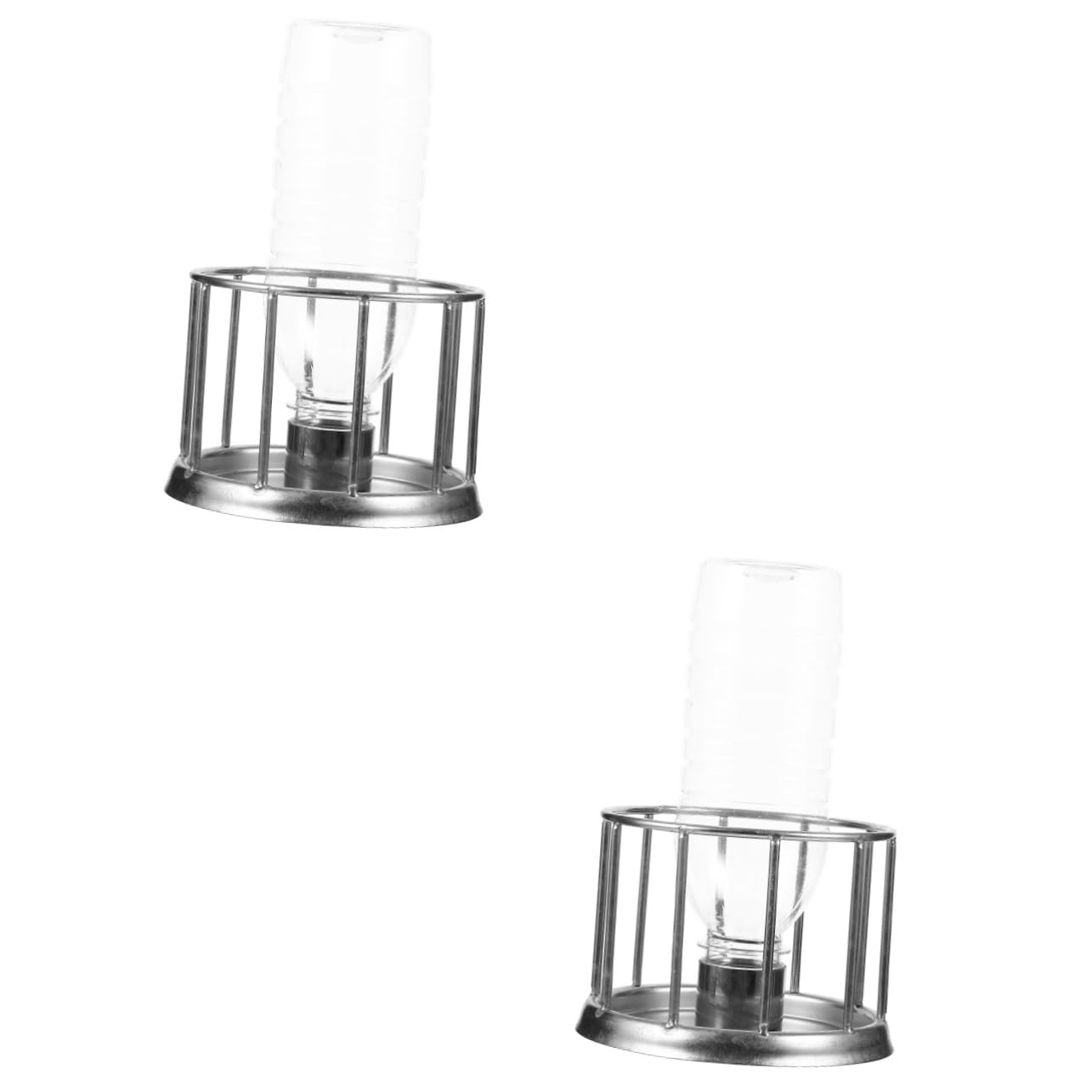 INOOMP 2pezzi Mini Ciotola Per Tartarughe Inossidabile Dispenser Per Rettile Per Tartarughe Terrestri Design e Antispruzzo Accessorio Per Dei Rettili