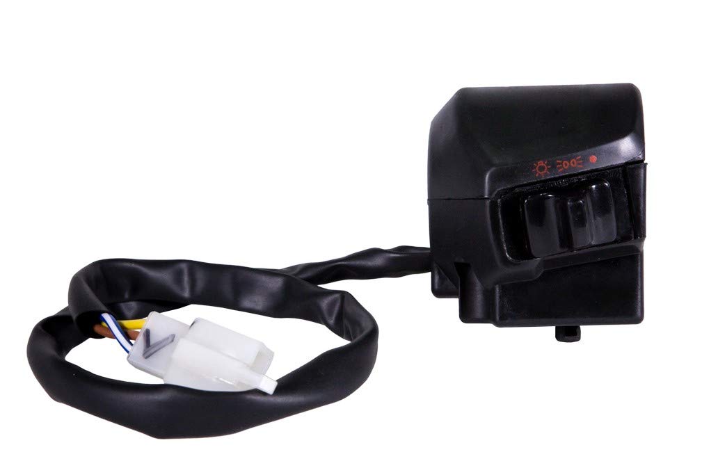 Uno Minda Sw-0660A Handle Bar Switch- Right Side, Kick Start, 3 Pin Male Coupler for Hero-Cbz - Drum (White)-image-15