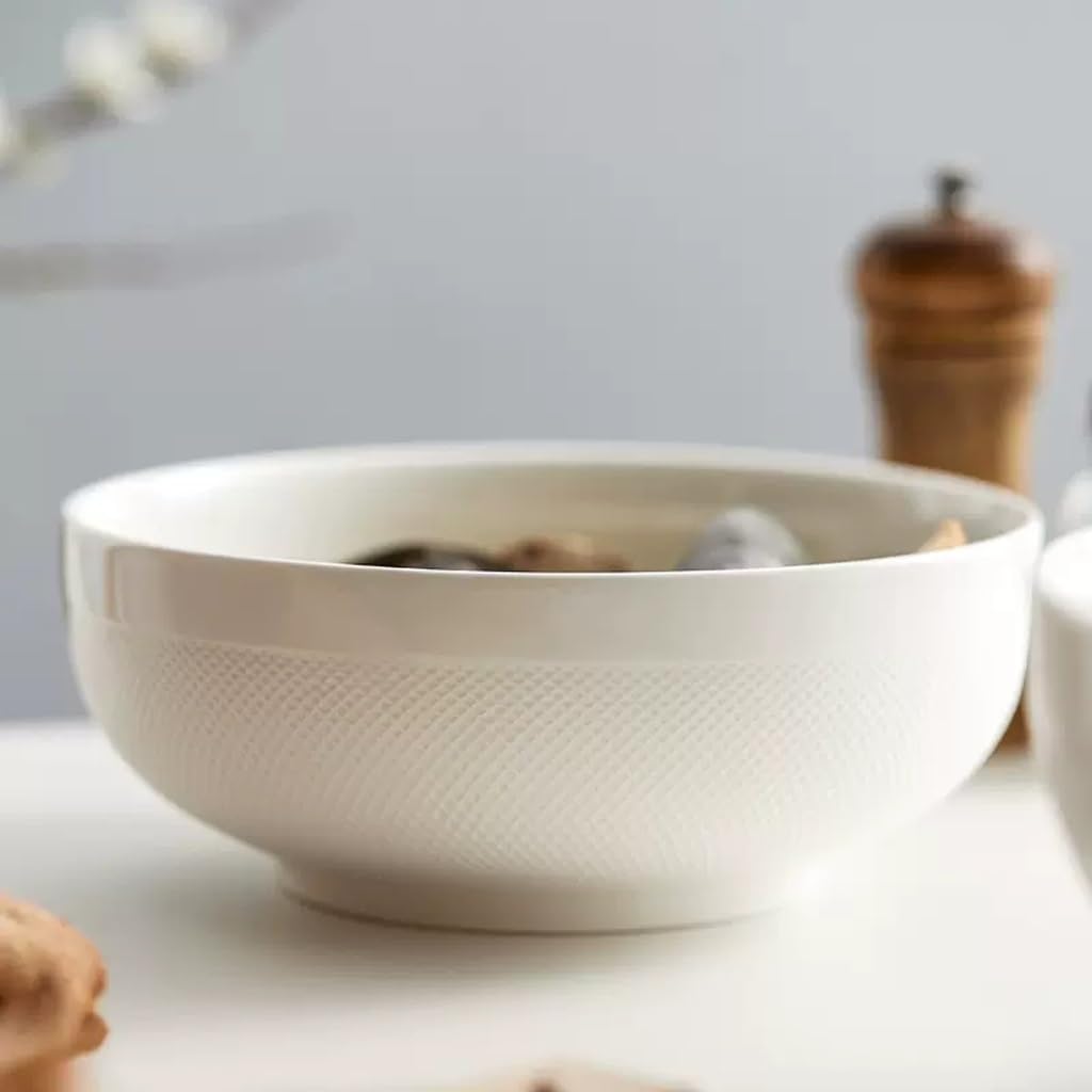 Insalatiera Ciotola da minestra da tavolo for la casa in stile nordico Ciotola profonda in ceramica Stoviglie for ristorante Ciotola for macedonia Forniture Per La Cucina(M)