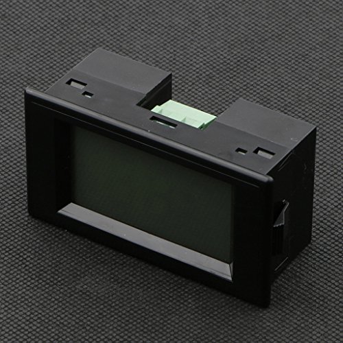 Image of Blue LCD Panel Mount Meter Digital Voltmeter Display with Case AC 80-500V