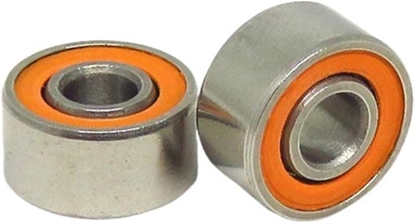 10pcs 3x8x4mm S693 2RS ​​Stainless Steel Hybrid Bearing 693 S693 RS S693C 3 * 8 * 4 mm ABEC-7 Cast Reel and RC Car Miniature Bearing