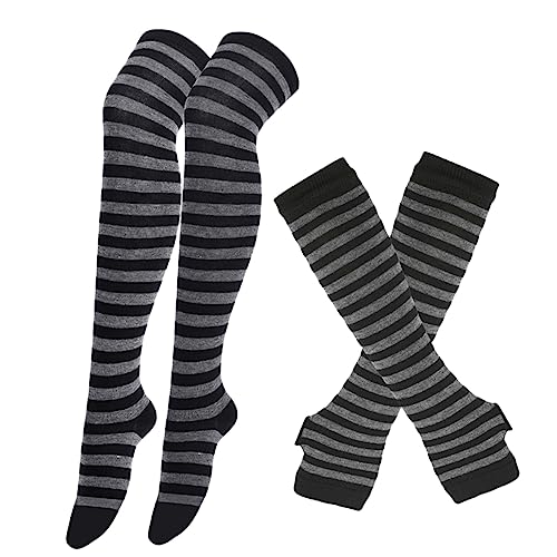 Ipetboom 1Set Women Long Socks Comfortable Winter Arm Warmers High Grade Thermal Stockings Windproof Leg Warmers for Cold Weather for Ergonomic Design