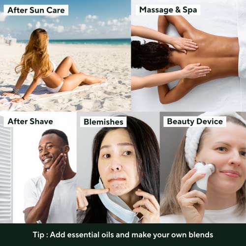 Aromatica Organic/Soothing Aloe Vera Gel 10.14Oz / 300Ml, Soothing, Cooling, Moisturizing, Vegan, Ewg Verified #TOP3