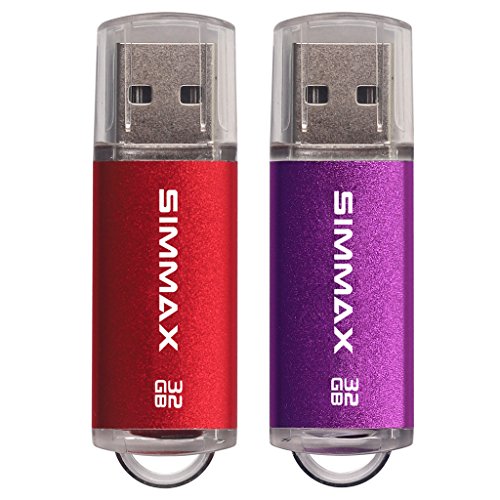 SIMMAX Memory Stick pendrive, 32 GB, USB 2.0, pendrive pendrive firmy SIMMAX (32 GB, czerwono-fioletowy)