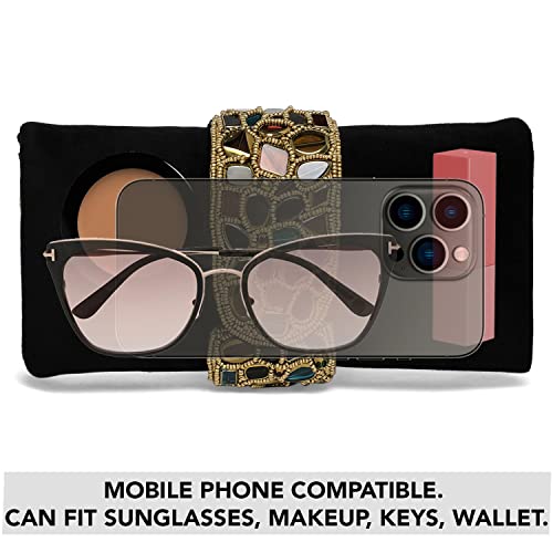 Image of Aheli Clutch Purses Gift for Women Handmade Evening Sling Handbag Stylish Bridal Fashion Bag