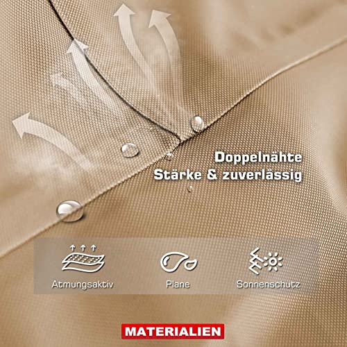 Frankberg Cabrioverdeck Softtop Verdeckbezug Braun Kompatibel mit New Beetle Cabriolet 1Y7 1.8L-2.5L 2002-2010 Replace# VWNB TAN-STF