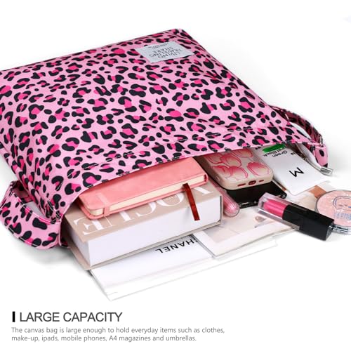 Image of Canvas Tote Bag with External Pocket Design, Stylish Appearance, Adjustable Shoulder Strap