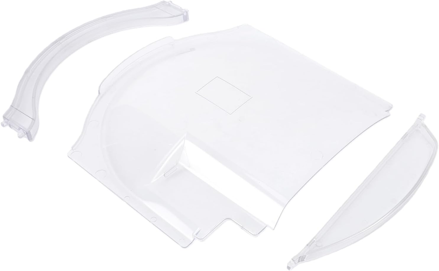 RV Screen Door Sliding Kit, Transparent Bubble Style 3 in 1 Design with Sliding Panel Stopper Bracket, for Dexter Right Hand Replacement