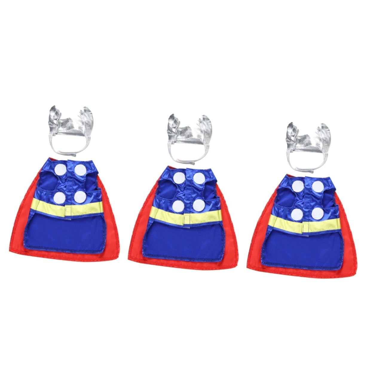 Costume Halloween pet cosplay drole avec trois ensembles de deguisements ajustables