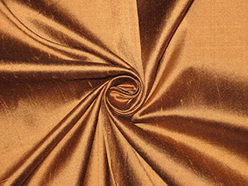 Tissu dupioni en pure soie laiton, l'histoire d'un tissage rare