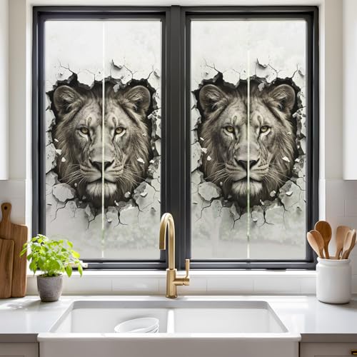 Película de privacidad para ventana Frosted 17.7x39.3 in miniatura 2