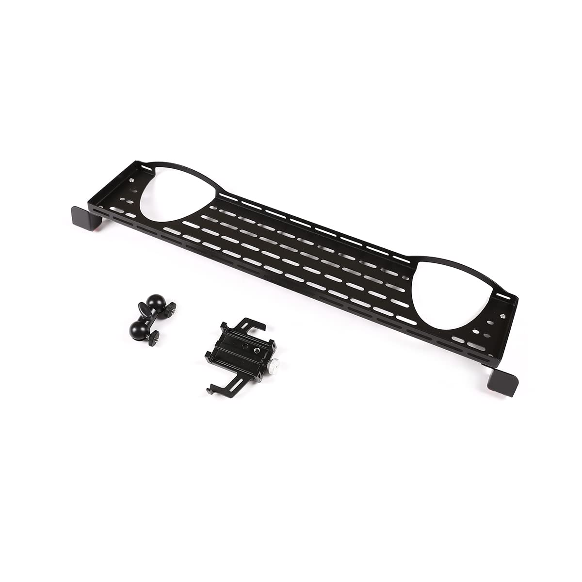 Supporto per telefono da auto, supporto GPS, vassoio per console centrale, organizer per cruscotto per Land Rover Defender 90 110 130 2004-2019