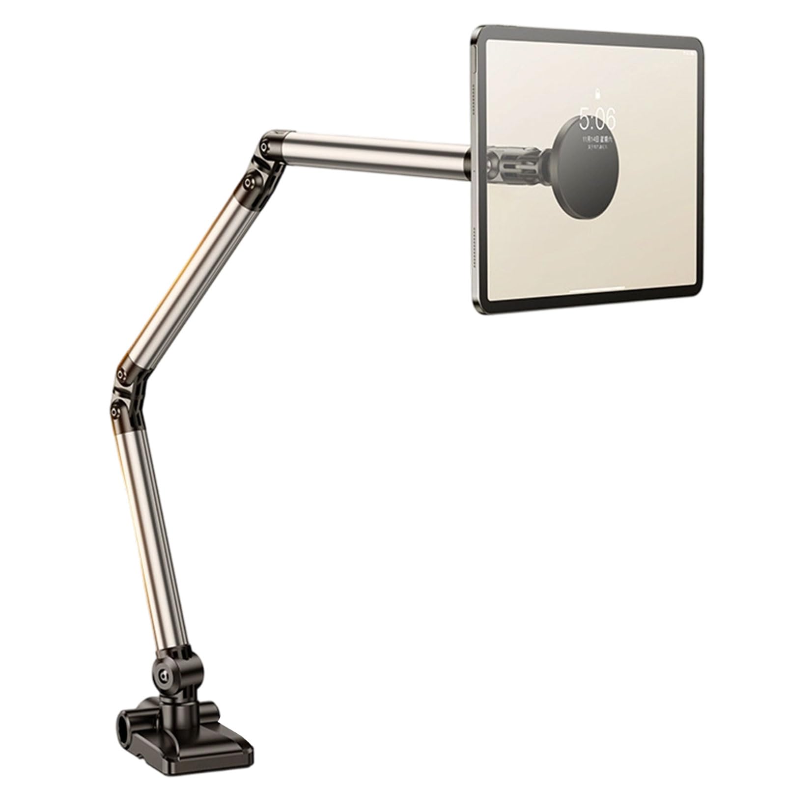 Supporto da scrivania per tablet in alluminio con visualizzazione