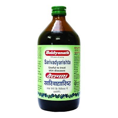 Baidyanath Asli Ayurved Sarivadhyarishta Blood Purifier - 450ml | Ayurvedic Formulation for Glowing Skin