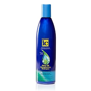 Fantasia Ic Repair & Revive Aloe Oil Strengthening Shampoo, 12.5 Ounce