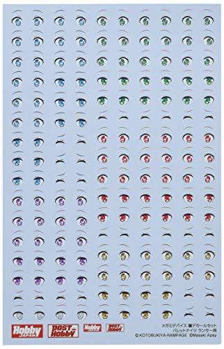 Hobby Japan Megami Device Eye Decal Set Bullet Knights Lancer Plastic Model Decal MD004D