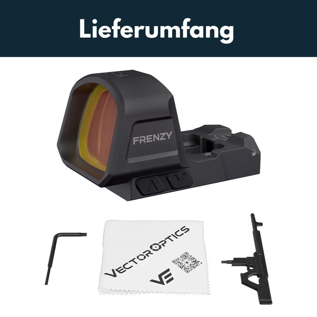 Vector Optics Frenzy SCRD-79 1x26x32 6MOA Red Dot Sight per Sport, Airsoft e Caccia