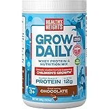 Grow Daily 3+ Shake Mix 7-serving Canister by Healthy Heights - Protein Powder (Chocolate) -...