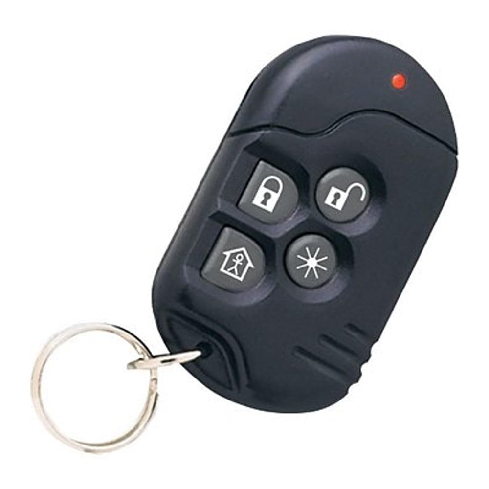 Visonic KF234PG2NF Mando a Distancia PowerMaster 4 Botones, Negro