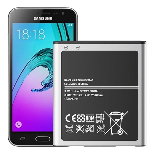 Galaxy J3 Battery,(2023 New Upgraded)2600mAh Li-ion Battery Replacement for Samsung J3 J327A J327P J320V J320A J320F J320P EB-BG530BBC EB-BG530BBE/ Galaxy On5/Galaxy Grand Prime SM-G550F Battery