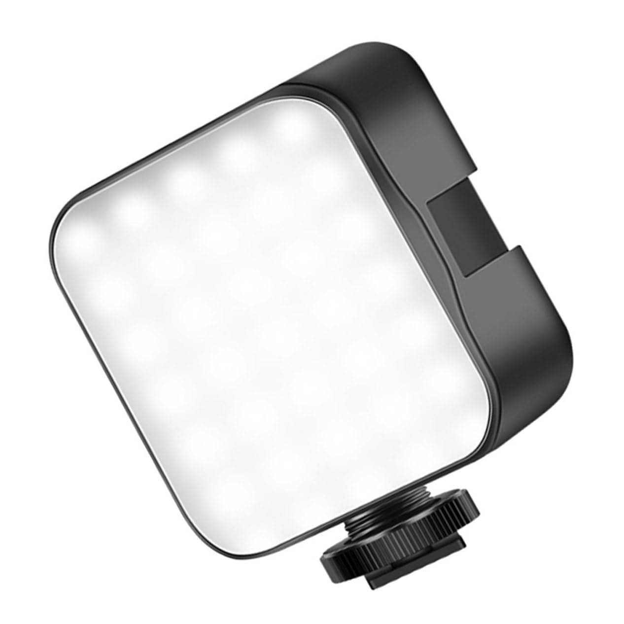 LALAFINA Mini Portable LED Fill Light for Phone Camera Compact Makeup Lighting for Photography Live Streaming Lightweight Design for Outdoor Conference Use