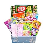 Sakura Box Premium Japanese Candy & Snack Bundle, 9 Packs - Matcha Kit Kat, Sakura Mochi, Hi Chew Assortment, Puccho Assortment, Kororo Gummies, Kotsubukko 4 Pack