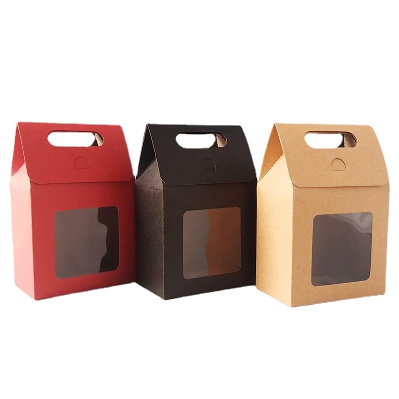Sacchetti regalo portatili in carta Kraft da 15/25 pezzi