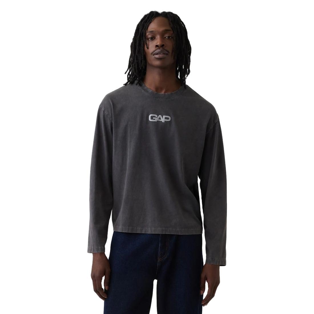 Gap Men Printed Regular fit Long Sleeve Round Neck T-Shirt-image-35